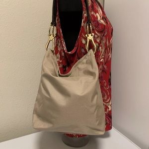 JPK Paris 75 Handbag Tan Nylon Bucket Bag Handbag
